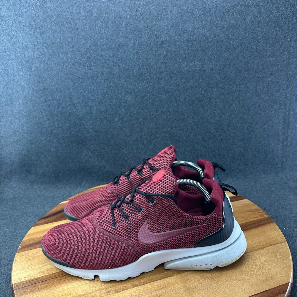 Nike Presto Fly SE Team Red Gray Mens Size 10.5 Athletic Running Shoes Sneakers - Picture 7 of 13